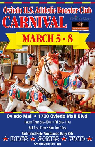 Athletic Booster Carnival returns to Oviedo this weekend