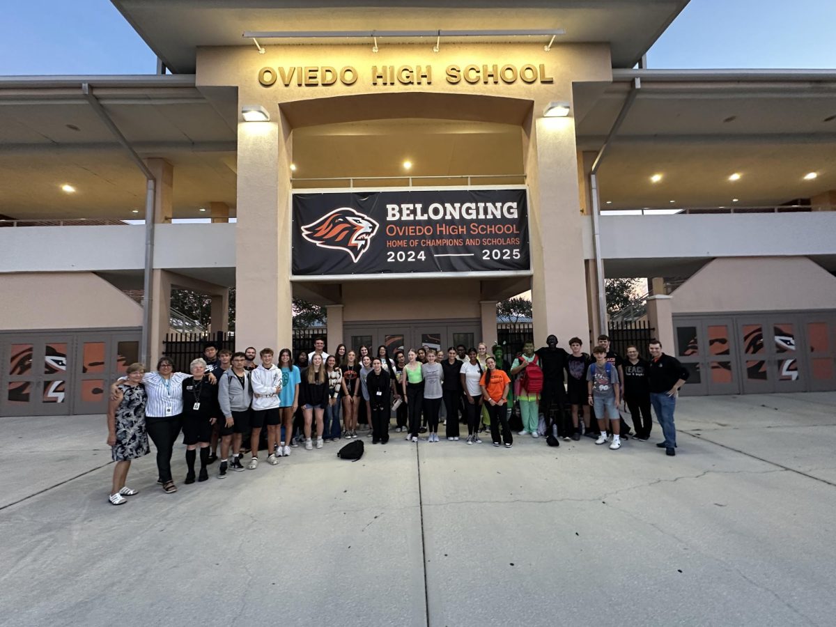 See You at the Pole 2024. Oviedo High School community praying for their school and area.

Courtesy of Oviedo High School FCA 