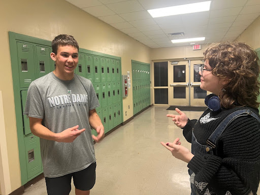 Colin Gibbons (Future Gen's old president) and Tori Baer (Future Gen's new president) discuss plans, ideas, and more for Future Gen.